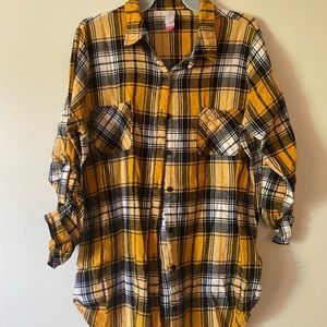 Plaid Long Sleeve Flannel